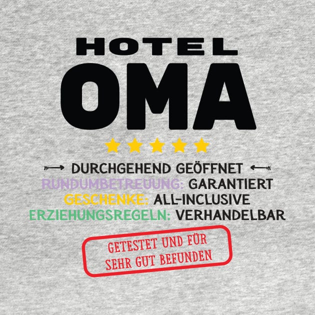 Hotel Oma Lustige Geschenkidee by BetterManufaktur